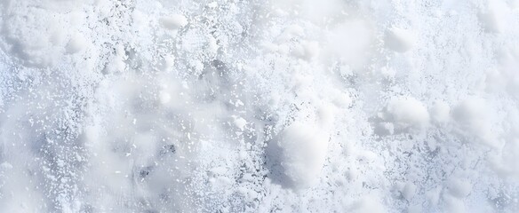 Fototapeta premium White Snow Background Texture - Powdery Surface