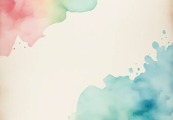 Obraz premium watercolor background with splashes