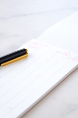 一筆箋で手紙を書く
