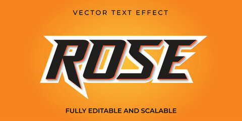  Editable text style effect and colorful Design.