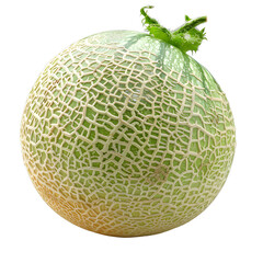 Obraz premium [Transparent Background PNG]A green melon with white background