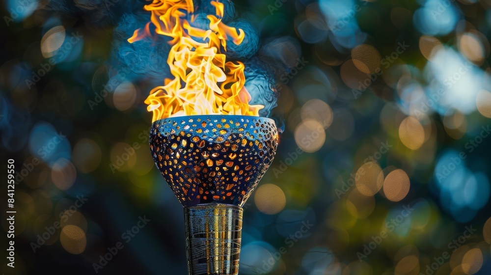 Canvas Prints flame in the olympic torch