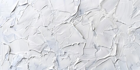 Obraz premium Abstract White Wall Texture - Realistic Painting