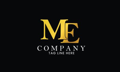 ME Logo, Branding logo, letter logo, clothing logo