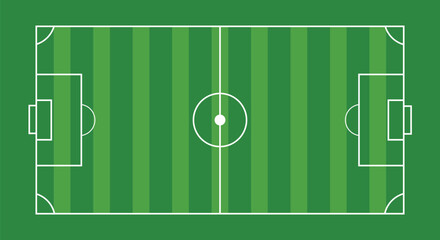 soccer football field stadium, football field with ball