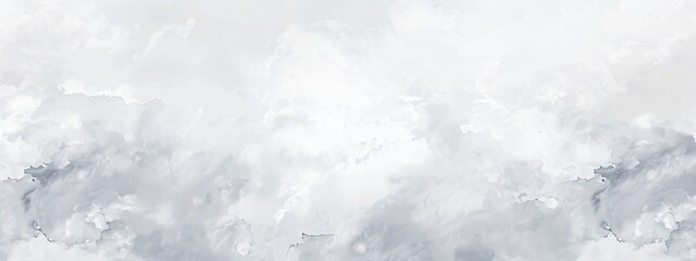 Fototapeta premium Abstract Watercolor Clouds White Gray Background