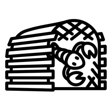 recommend clip art: Lobster Trap Icon