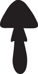 Simple abstract mushroom clip art