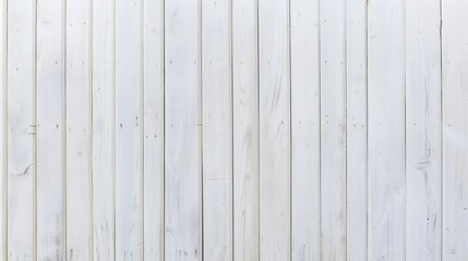 Fototapeta premium White Wooden Plank Wall Texture Background