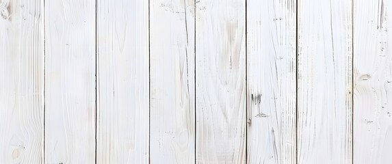 Fototapeta premium White Wood Plank Background Texture