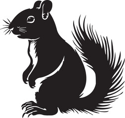 squirrel silhouette