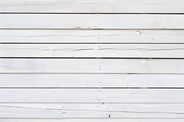 Obraz premium White Wooden Plank Wall Texture Background