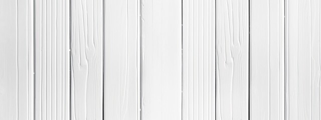 Obraz premium White Wooden Wall Panel Background Texture