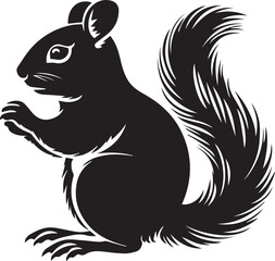 squirrel silhouette