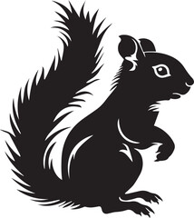 squirrel silhouette