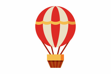 hot air balloon vector illustration