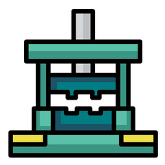 Hydraulic Press Icon