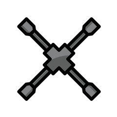 Lug Nut Wrench Icon
