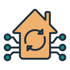 Smart Home Automation Icon