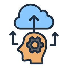 Mind Uploading Icon
