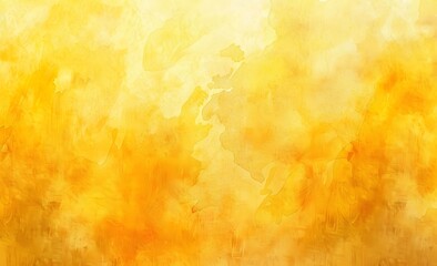 Abstract Watercolor Background - Yellow Gradient Texture