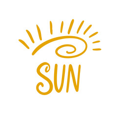Bright and Whimsical Sun Design Vector Illustration for a Joyful and Creative Artwork