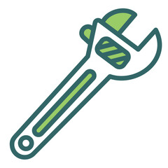 Adjustable Wrench Icon