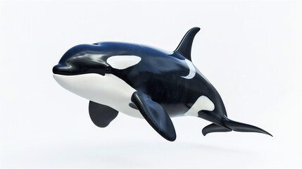 Obraz premium dolphin isolated on white background