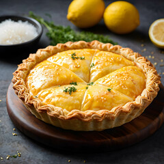 Empada or pie, a type of savory dish popular in Portugal and Brazil