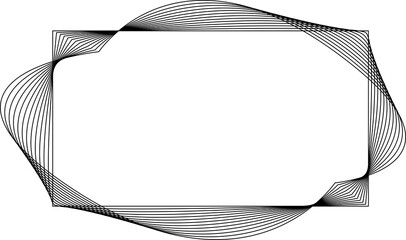 Rectangle blended lines border design. Technology concept