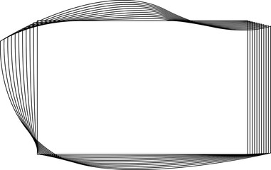 Rectangle blended lines border design. Technology concept