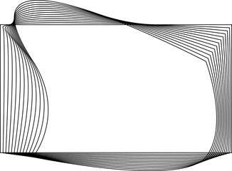 Rectangle blended lines border design. Technology concept