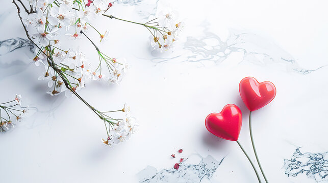 minimalist love theme wallpaper design - Powered by Adobe