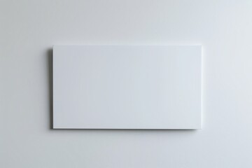 Blank white window cling sign for customizable messaging and advertising