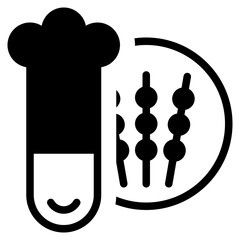 Food court solid icon symbol sign from modern Food court collection in solid style for mobile concept and web apps design. Food and drink related vector line icon.
