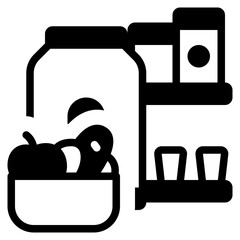 Food solid icon symbol sign from modern Food court collection in solid style for mobile concept and web apps design. Food and drink related vector line icon.