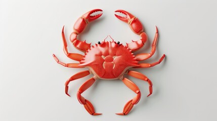 A crab icon stands alone on a clean white backdrop