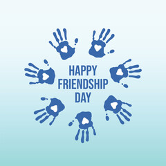 vector graphic of International Day of Friendship ideal for International Day of Friendship celebration.