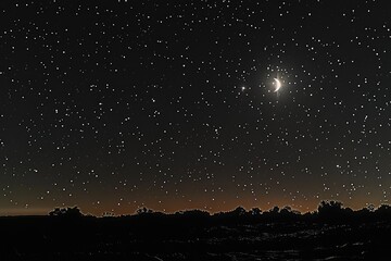 shining stars in the sky professional photography