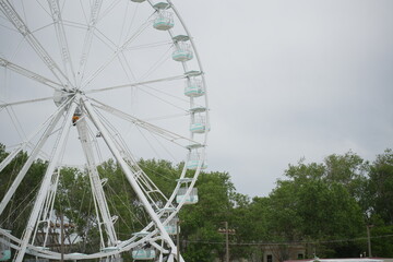 Ferris wheel in Bellaria, Emilia-Romagna, Italy. 