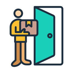 Doorstep Delivery Icon