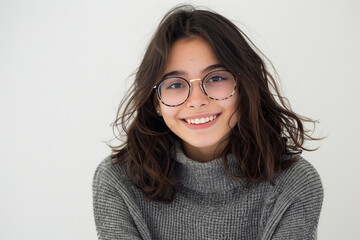 Obraz premium Portrait of smiling teenager