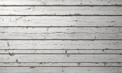 Obraz premium White painted wooden planks with rustic texture