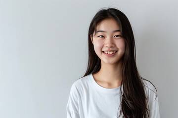 Portrait of smiling teenager