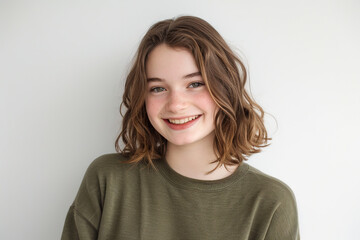 Fototapeta premium Portrait of smiling teenager