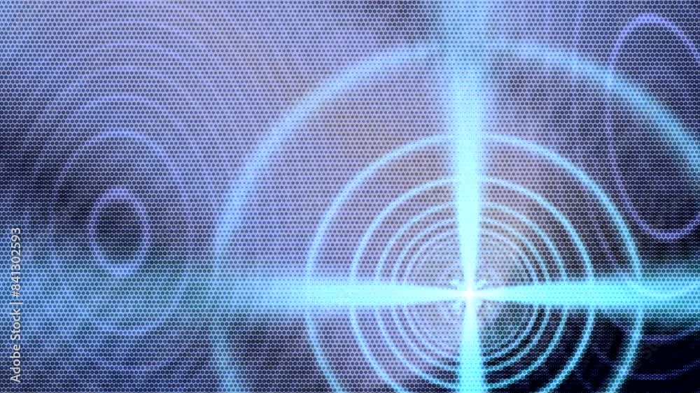 Wall mural motion background showing first person point of view flying through futuristic abstract digital tunn