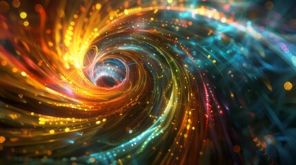 light, color, background, backdrop, spiral, space, swirl, wallpaper, illustration, art, texture