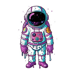 t-shirt art design astronaut