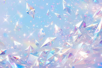 Radiant Prism Luster: Glittering Jewel-Like Background  - ラディアントプリズムラスター：宝石のようなきらびやかな背景