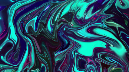 Fototapeta premium Abstract texture of liquid acrylic background design art illustration design